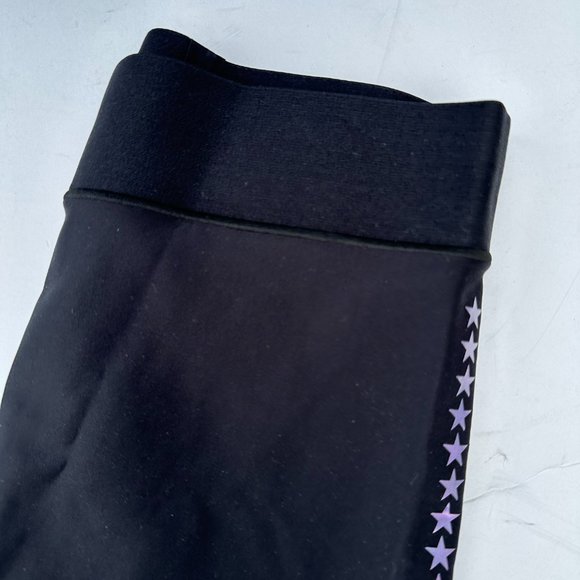 Ultracor Athluxury Ultra High Rise Banded Leggings Black Blue Ombre Stars Sz XS - Picture 5 of 8